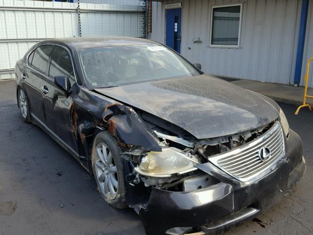 JTHGL46F175008676 - 2007 LEXUS LS 460L BLACK photo 1