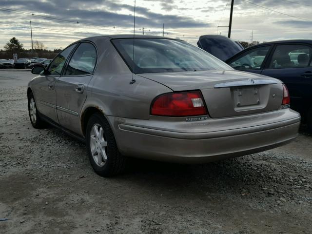 1MEFM55SX2G648119 - 2002 MERCURY SABLE LS P BEIGE photo 3