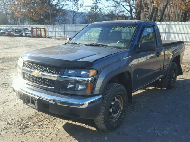 1GCDT148968239958 - 2006 CHEVROLET COLORADO BLUE photo 2