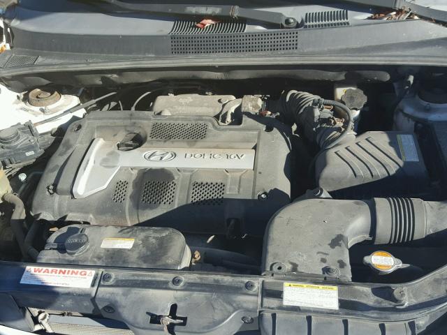 KM8JM12B85U188517 - 2005 HYUNDAI TUCSON GL WHITE photo 7