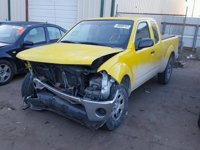 1N6BD06T38C432622 - 2008 NISSAN FRONTIER K YELLOW photo 2