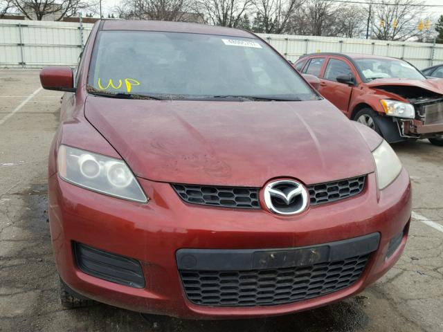 JM3ER293180185912 - 2008 MAZDA CX-7 BURGUNDY photo 9