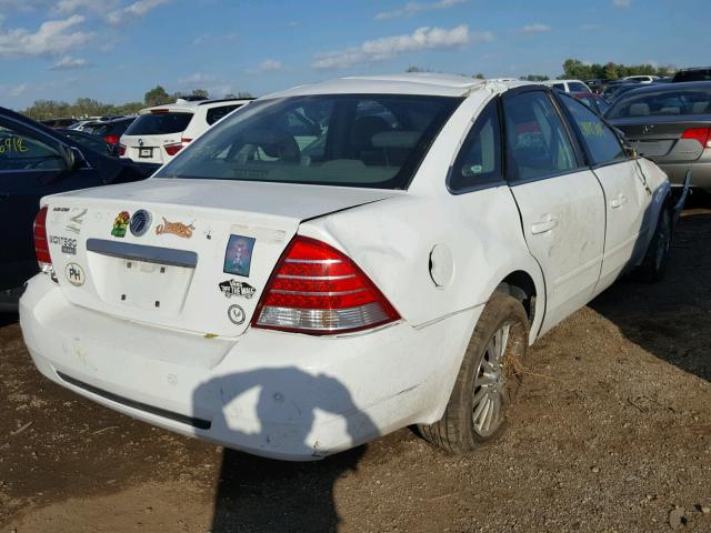 1MEFM42145G606605 - 2005 MERCURY MONTEGO PR WHITE photo 4