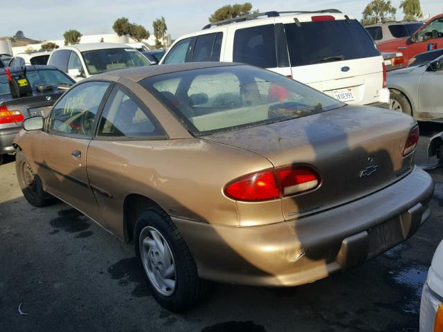 1G1JC1245W7203671 - 1998 CHEVROLET CAVALIER B GOLD photo 3