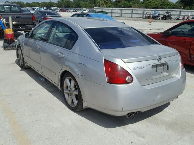 1N4BA41EX4C911809 - 2004 NISSAN MAXIMA SE SILVER photo 3