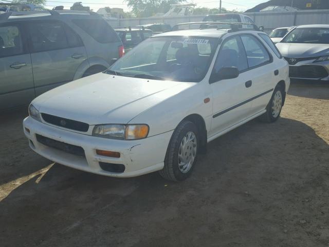 JF1GF435XWG808194 - 1998 SUBARU IMPREZA L WHITE photo 2