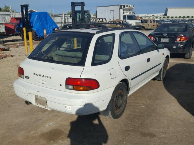 JF1GF435XWG808194 - 1998 SUBARU IMPREZA L WHITE photo 4