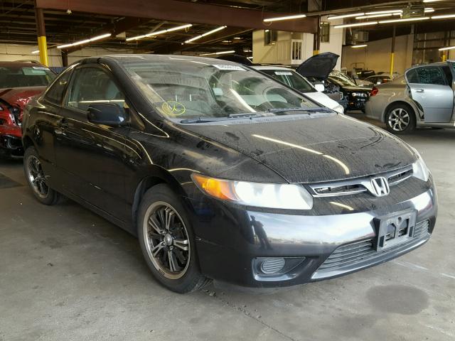 2HGFG12688H560595 - 2008 HONDA CIVIC LX BLACK photo 1