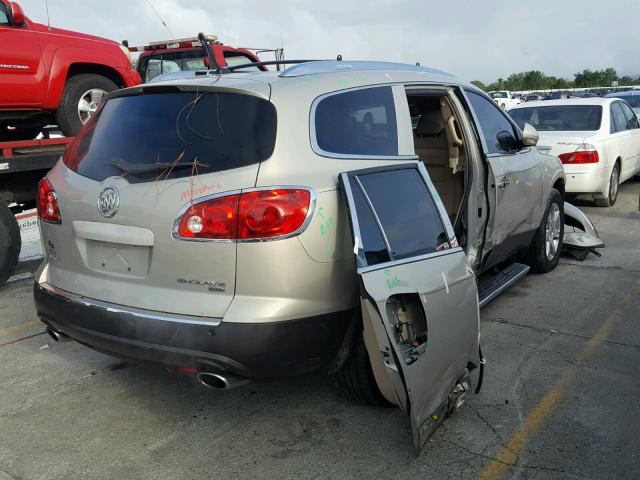 5GAER23738J287793 - 2008 BUICK ENCLAVE CX BEIGE photo 4