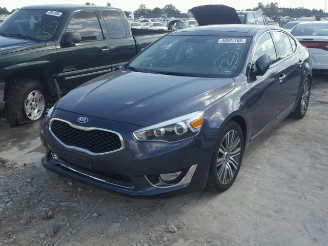 KNALN4D78E5128717 - 2014 KIA CADENZA PR BLACK photo 2