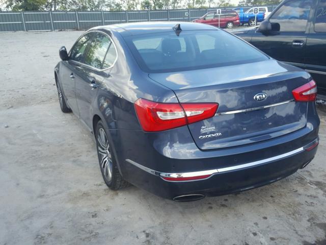 KNALN4D78E5128717 - 2014 KIA CADENZA PR BLACK photo 3