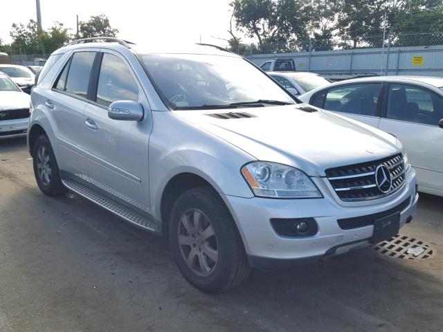 4JGBB86E97A196475 - 2007 MERCEDES-BENZ ML 350 SILVER photo 1