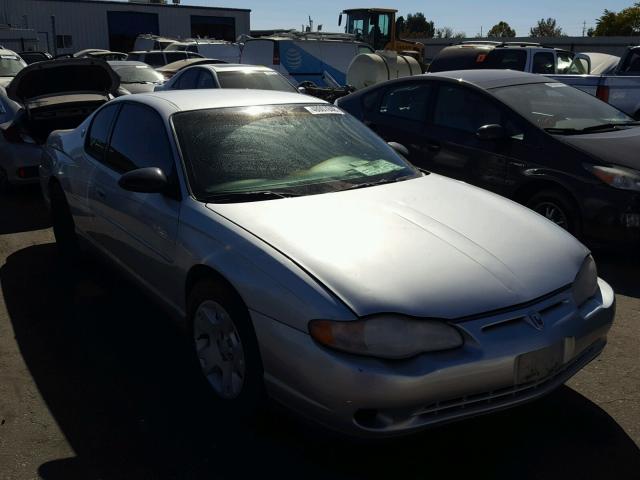 2G1WW12EX29155342 - 2002 CHEVROLET MONTE CARL ვერცხლისფერი ფოტო 1