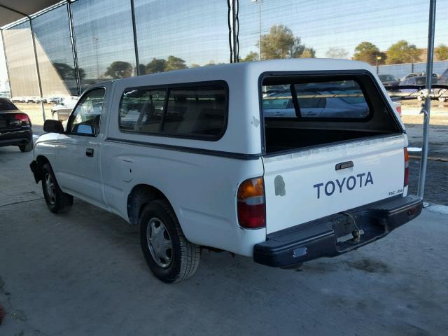 4TANL42N6TZ207663 - 1996 TOYOTA TACOMA WHITE photo 3