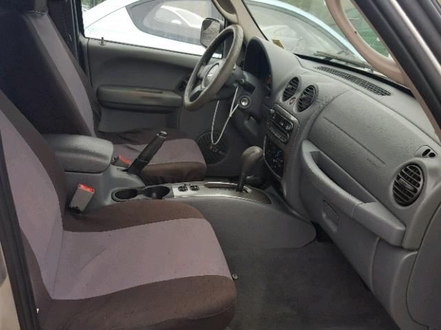 1J8GL38K65W617350 - 2005 JEEP LIBERTY RE 银色 照片 5