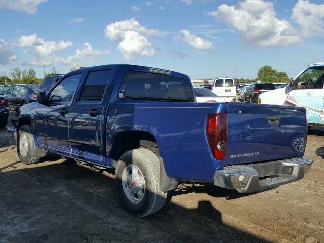 1GCCS138158271317 - 2005 CHEVROLET COLORADO BLUE photo 3