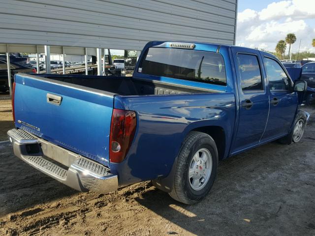 1GCCS138158271317 - 2005 CHEVROLET COLORADO BLUE photo 4