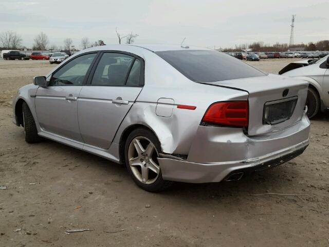 19UUA66224A063452 - 2004 ACURA TL SILVER photo 3