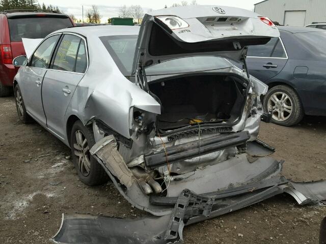 3VWST71K36M739794 - 2006 VOLKSWAGEN JETTA TDI SILVER photo 3