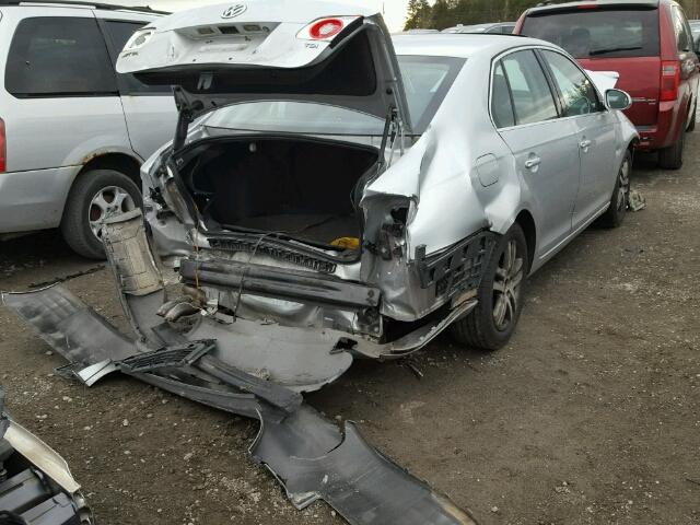 3VWST71K36M739794 - 2006 VOLKSWAGEN JETTA TDI SILVER photo 4