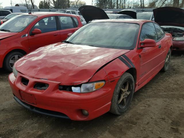 1G2WP12K02F227610 - 2002 PONTIAC GRAND PRIX RED photo 2