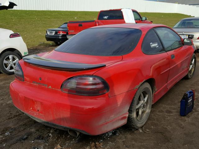1G2WP12K02F227610 - 2002 PONTIAC GRAND PRIX RED photo 4
