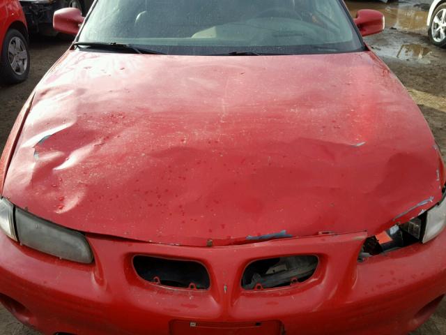 1G2WP12K02F227610 - 2002 PONTIAC GRAND PRIX RED photo 7