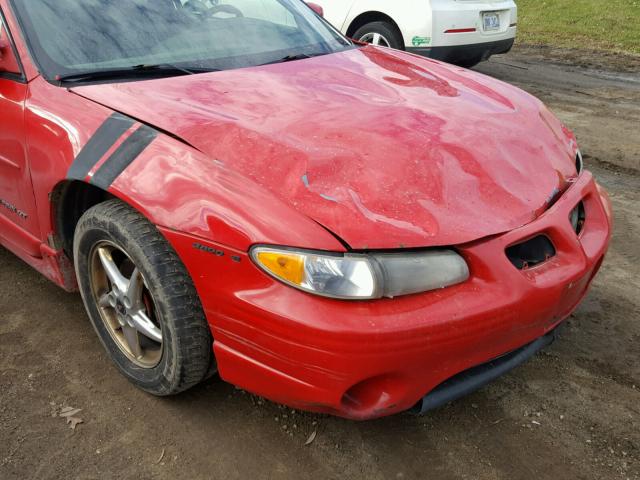 1G2WP12K02F227610 - 2002 PONTIAC GRAND PRIX RED photo 9