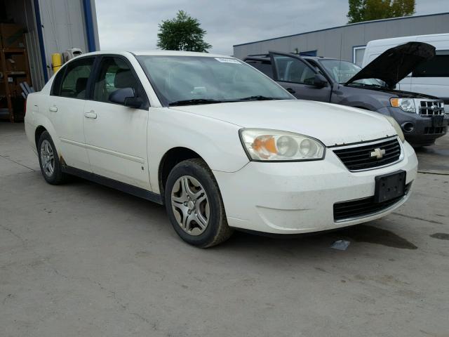 1G1ZS58F47F317903 - 2007 CHEVROLET MALIBU LS თეთრი ფოტო 1