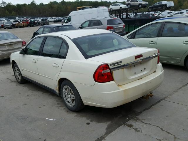 1G1ZS58F47F317903 - 2007 CHEVROLET MALIBU LS თეთრი ფოტო 3