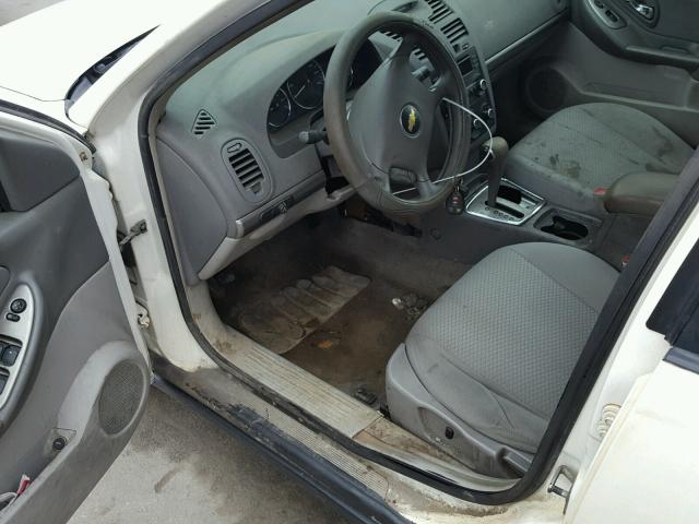 1G1ZS58F47F317903 - 2007 CHEVROLET MALIBU LS თეთრი ფოტო 9