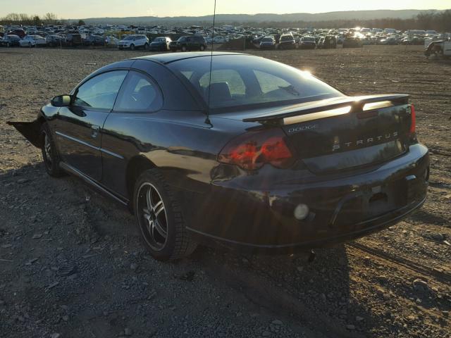 4B3AG52H65E050783 - 2005 DODGE STRATUS R/ BLACK photo 3