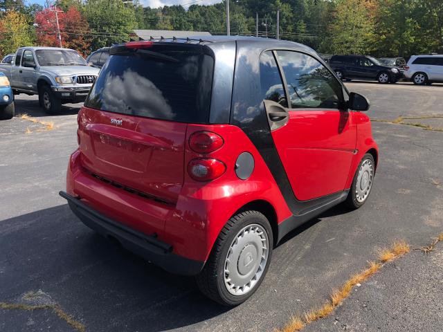 WMEEJ31X58K175538 - 2008 SMART FORTWO PUR RED photo 3