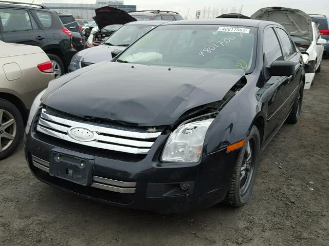 3FAHP07Z17R278974 - 2007 FORD FUSION SE BLACK photo 2