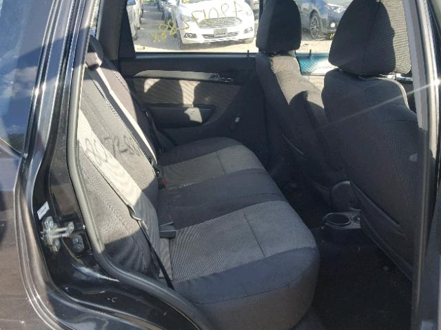 KL1TD6DE9AB100055 - 2010 CHEVROLET AVEO LS BLACK photo 6