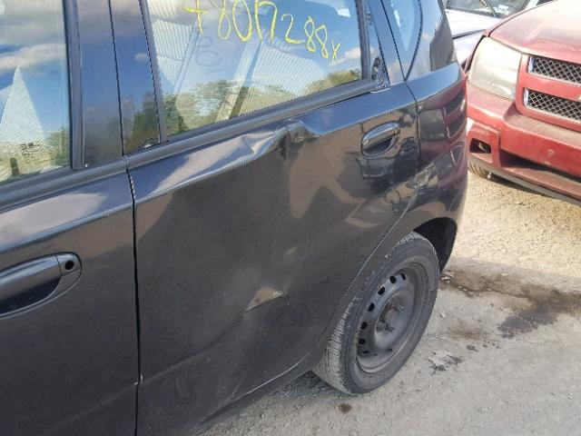 KL1TD6DE9AB100055 - 2010 CHEVROLET AVEO LS BLACK photo 9