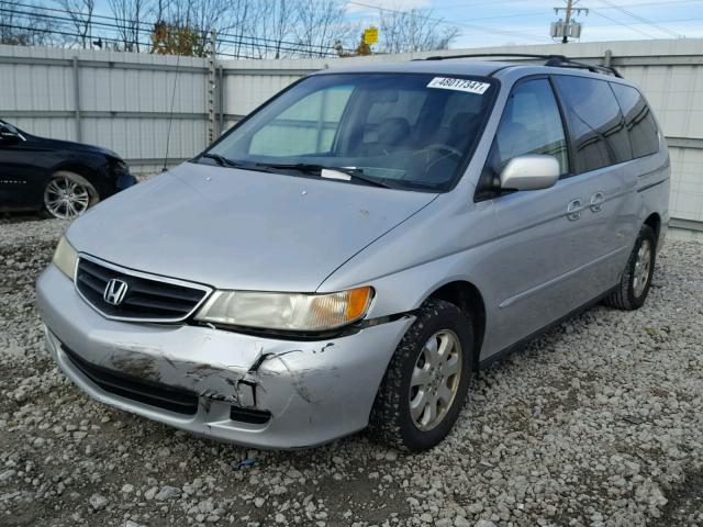 2HKRL18932H584858 - 2002 HONDA ODYSSEY EX SILVER photo 2