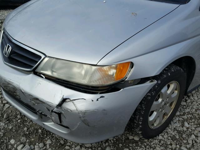 2HKRL18932H584858 - 2002 HONDA ODYSSEY EX SILVER photo 9