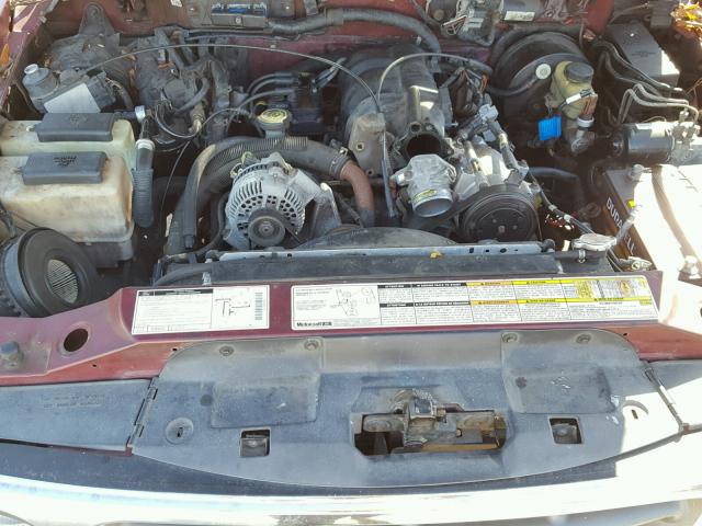 1FMDU32X6SUA46862 - 1995 FORD EXPLORER RED photo 7