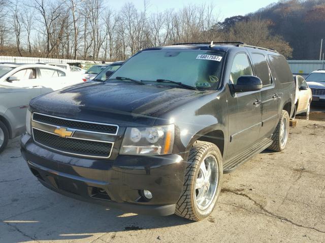 1GNFK16327J233563 - 2007 CHEVROLET SUBURBAN K BLACK photo 2