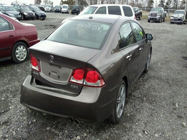 2HHFD5F71AH201268 - 2010 ACURA CSX TECHNO BROWN photo 4