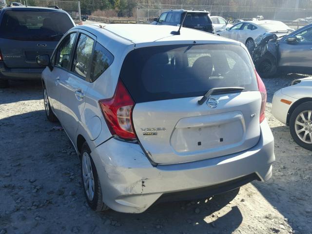 3N1CE2CP7HL367420 - 2017 NISSAN VERSA NOTE SILVER photo 3