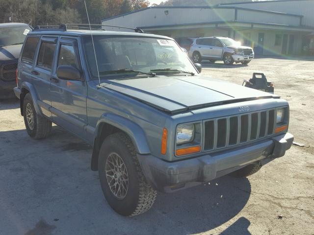 1J4FF68S5XL648227 - 1999 JEEP CHEROKEE S BLUE photo 1