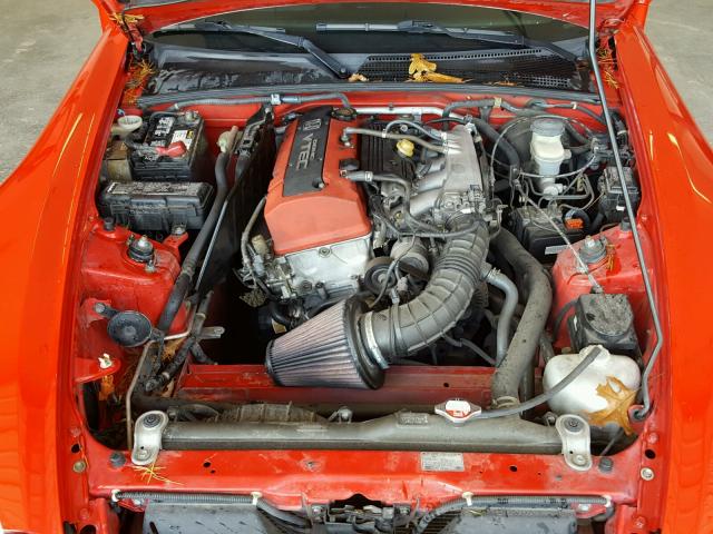 JHMAP11462T008692 - 2002 HONDA S2000 RED photo 7