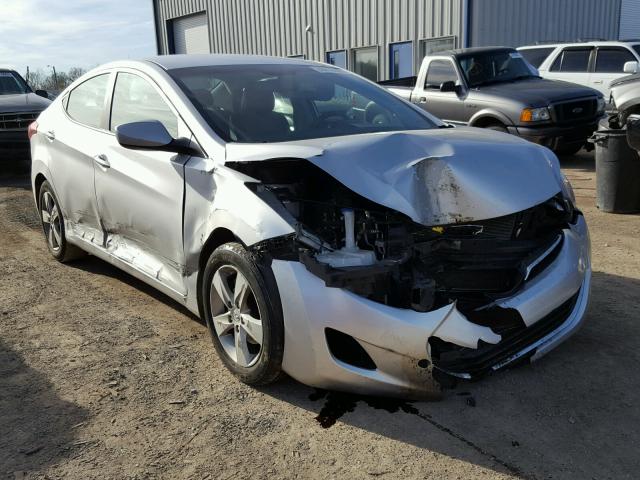 KMHDH4AE0CU261536 - 2012 HYUNDAI ELANTRA GL SILVER photo 1