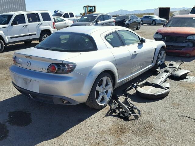 JM1FE173040106682 - 2004 MAZDA RX8 SILVER photo 4