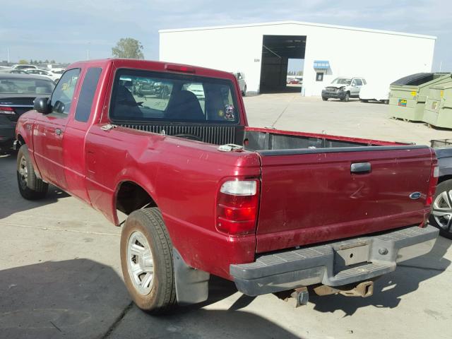 1FTYR44U13PB66472 - 2003 FORD RANGER SUP RED photo 3