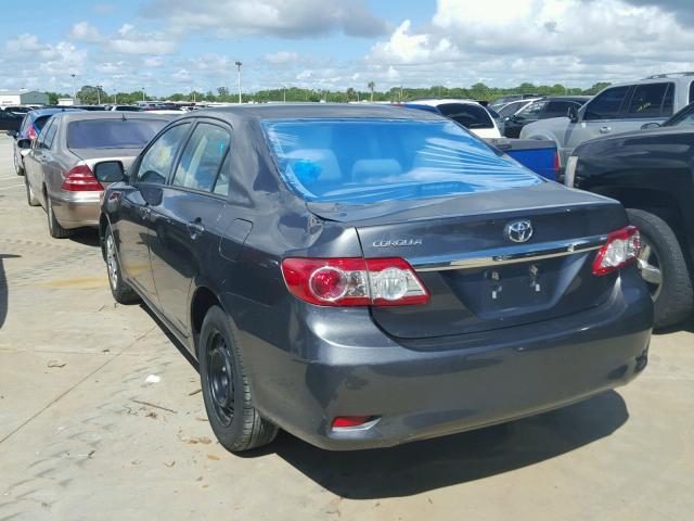 2T1BU4EE3CC900538 - 2012 TOYOTA COROLLA BA CHARCOAL photo 2