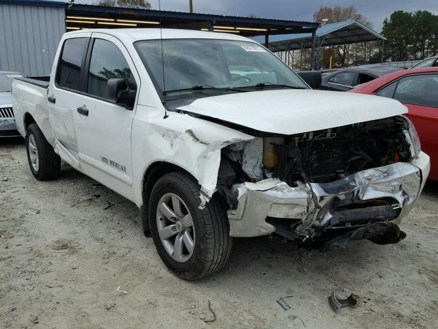 1N6BA0ED9CN319466 - 2012 NISSAN TITAN S WHITE photo 9