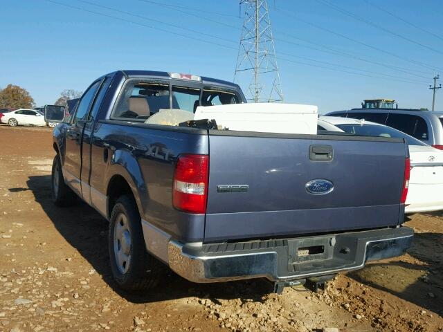 1FTRF12W35NA89389 - 2005 FORD F150 GRAY photo 3